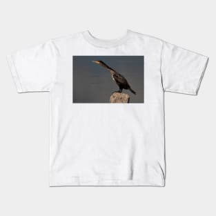Double-crested Cormorant Kids T-Shirt